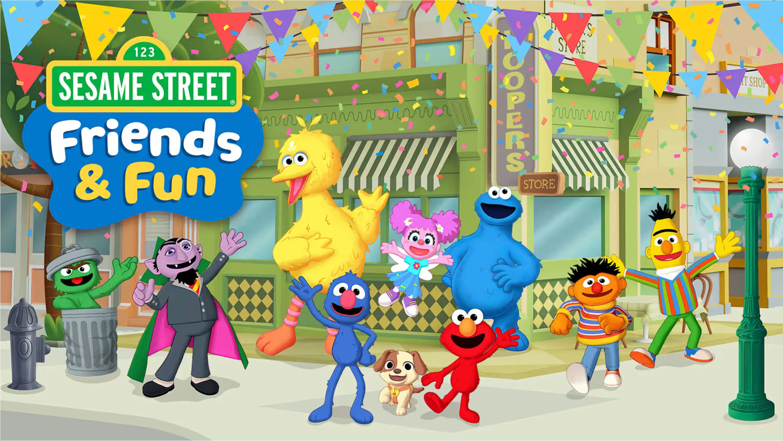 芝麻街 好友同乐 Sesame Street: Friends & Fun 欧版中文XCI