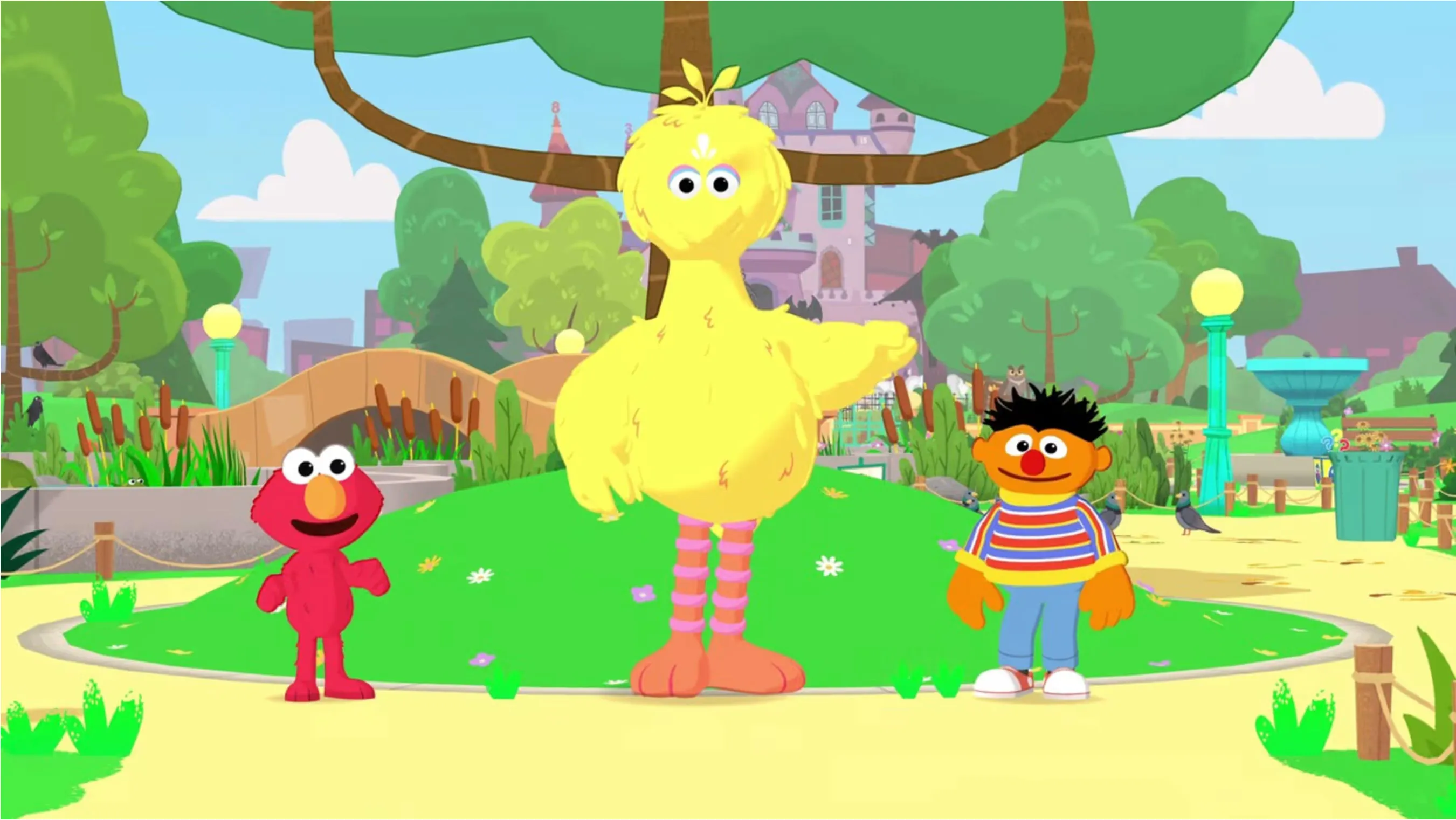 芝麻街 好友同乐 Sesame Street: Friends & Fun 欧版中文XCI